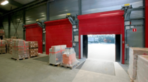 Rolling fire door